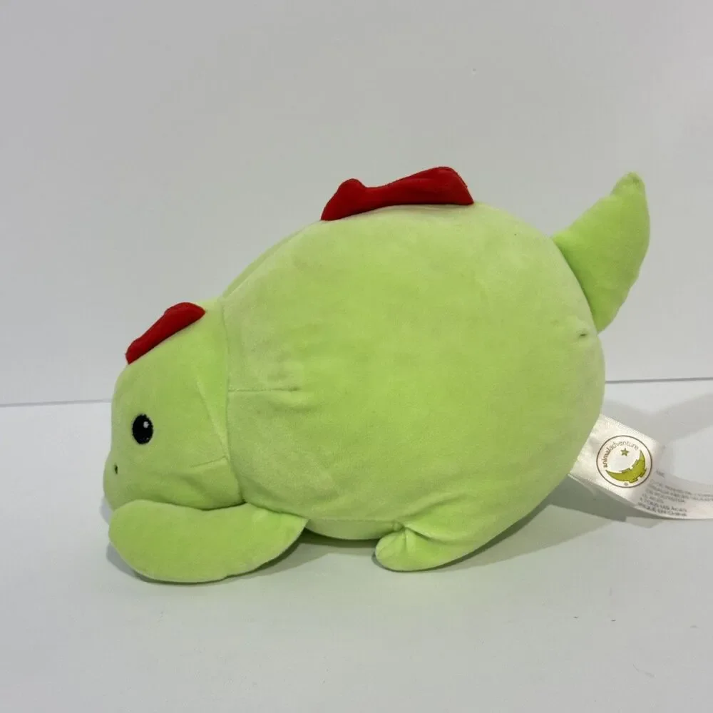 Animal Adventure Green Dinosaur Plush Green 7 Inch 2022 Stuffed Animal Toy